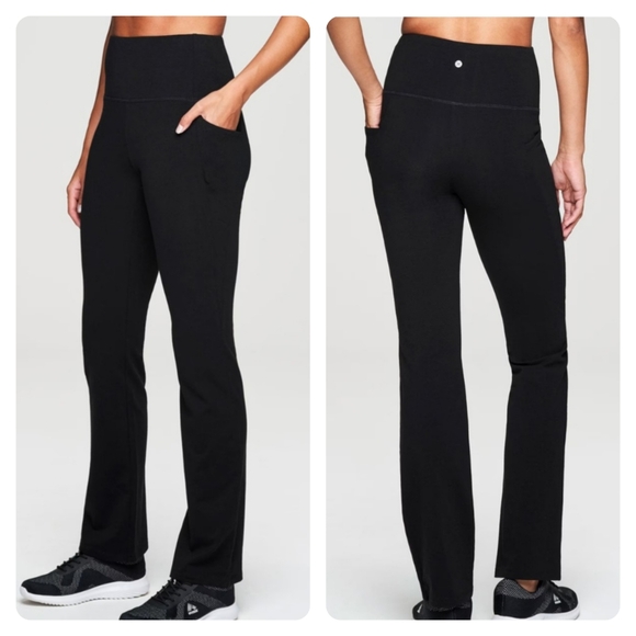 RBX High Waist Tummy Control Bootcut Pocket Pant Size M - Picture 8 of 8